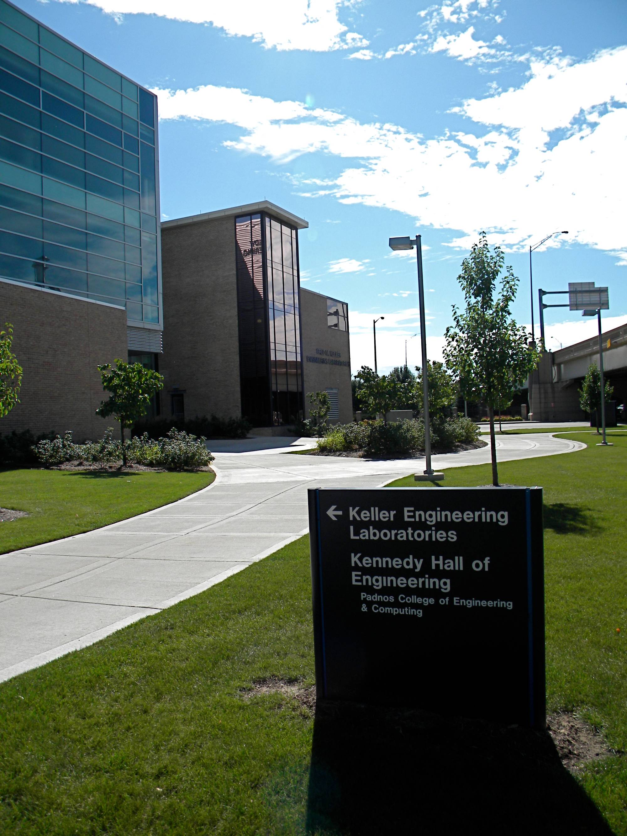 Kennedy Hall of Engineering where the College of Engineering is located